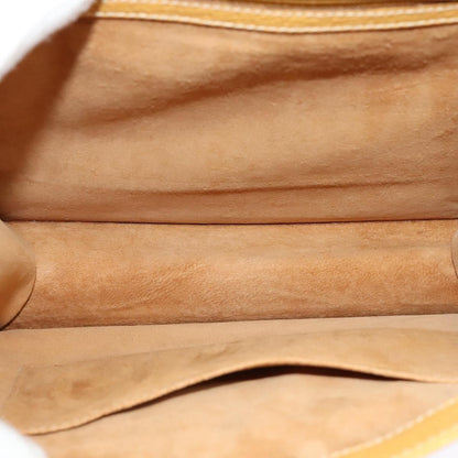 Loewe Barcelona Shoulder Bag Leather, YELLOW, LEATHER, Shoulder bag