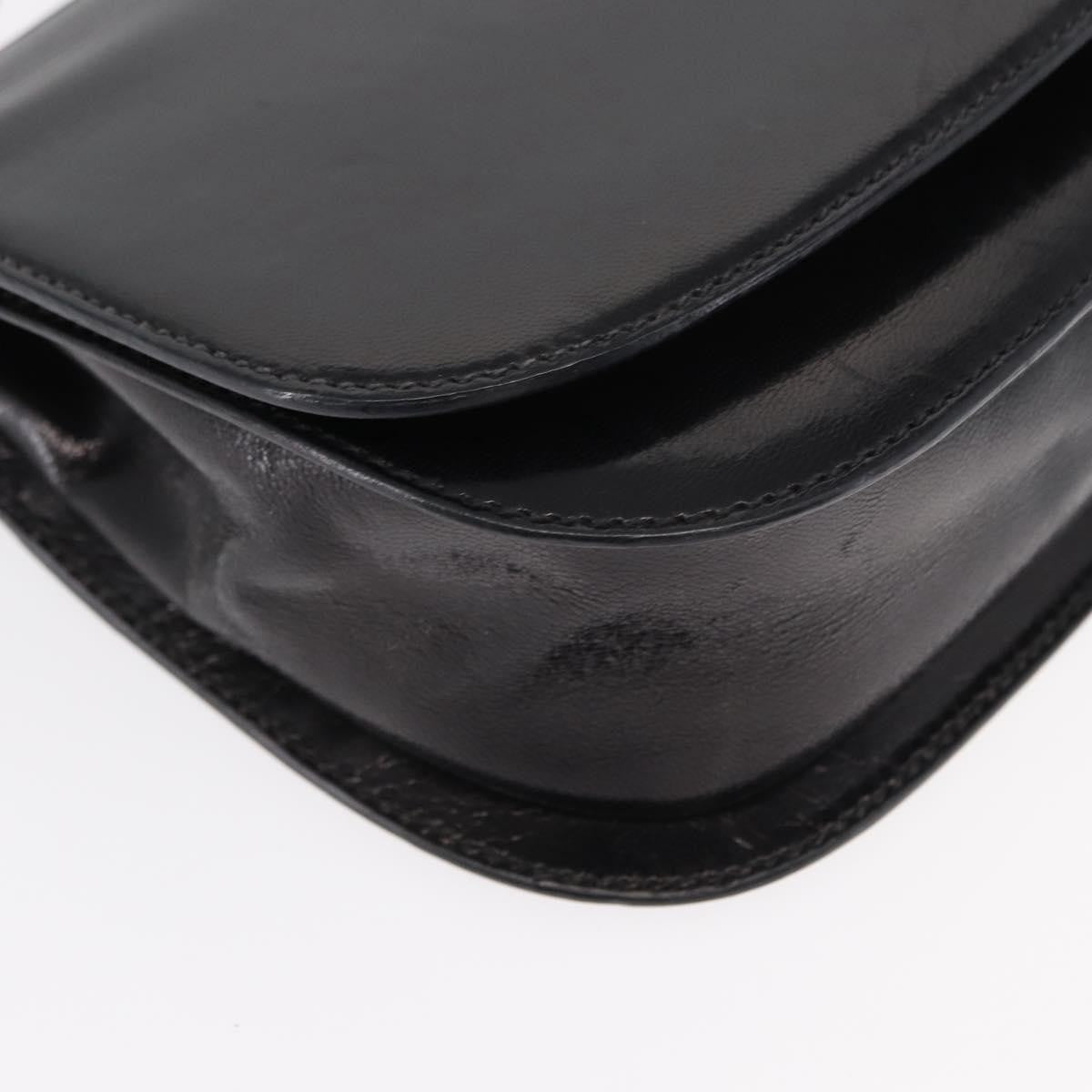 Prada Vintage Handbag Leather, BLACK, LEATHER, Handbag