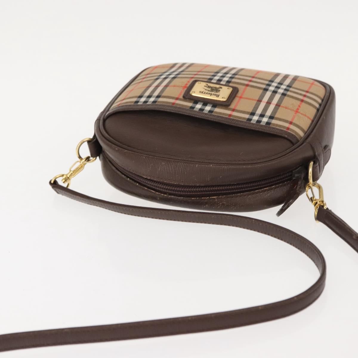 Burberry Nova check Shoulder bag Canvas, BEIGE, CANVAS, Shoulder bag