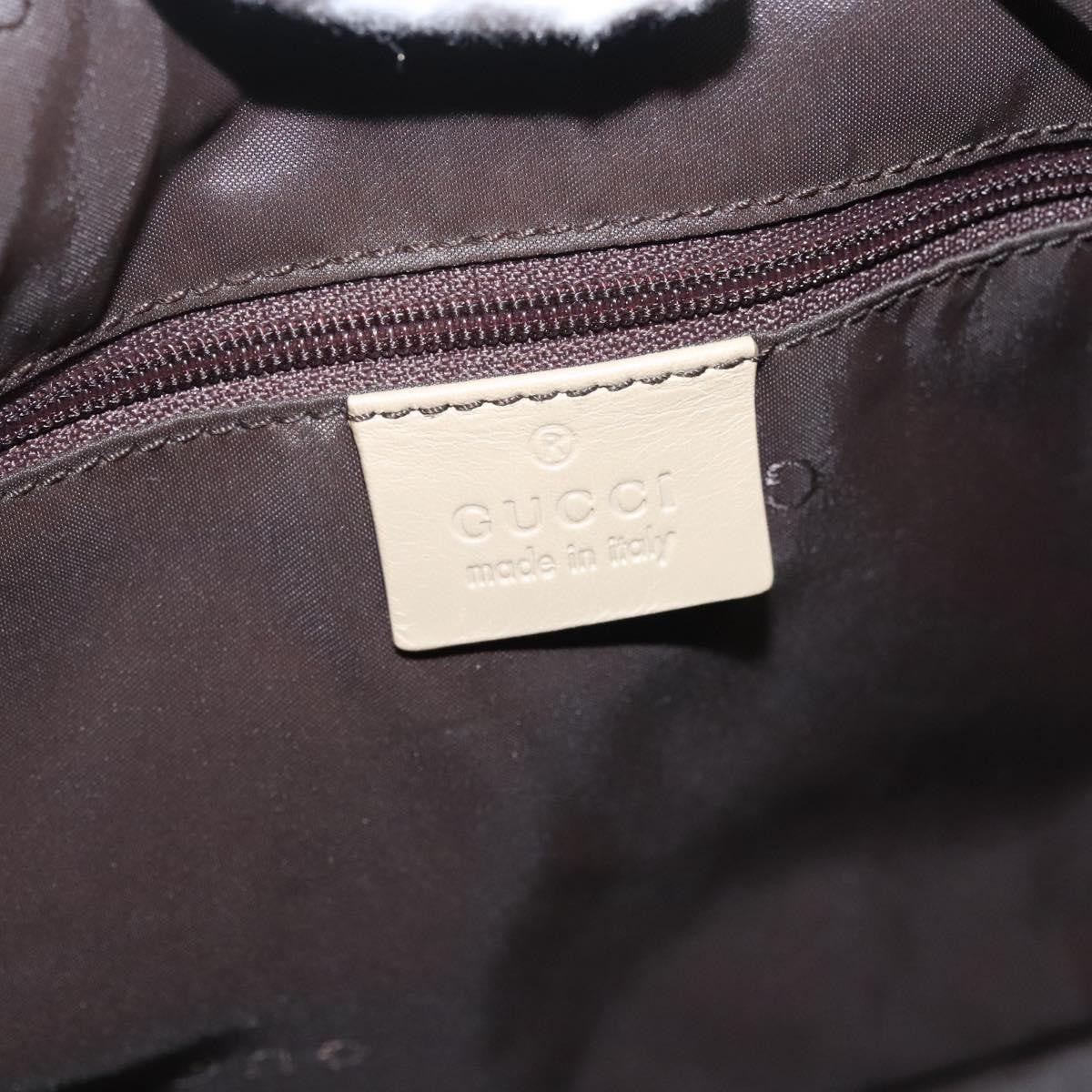 Gucci Vintage Bamboo Shoulder Bag Leather, BEIGE, LEATHER, Shoulder bag