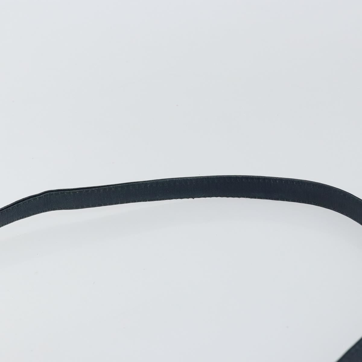 Christian Dior Vintage Trotter Shoulder Bag Canvas, NAVY, CANVAS, Shoulder bag