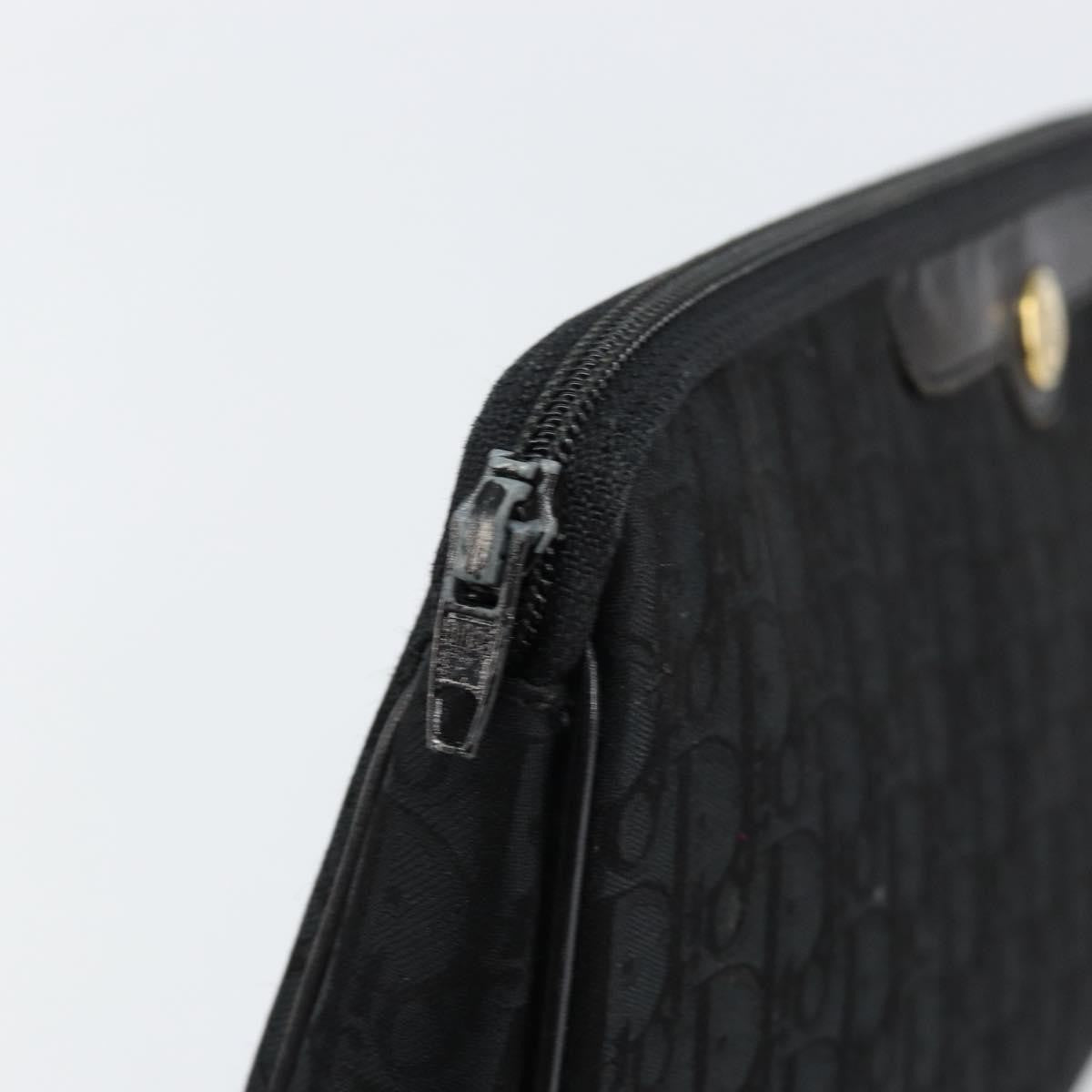 Christian Dior Trotter pouch Diorissimo Canvas, BLACK, CANVAS, Clutche & pouche