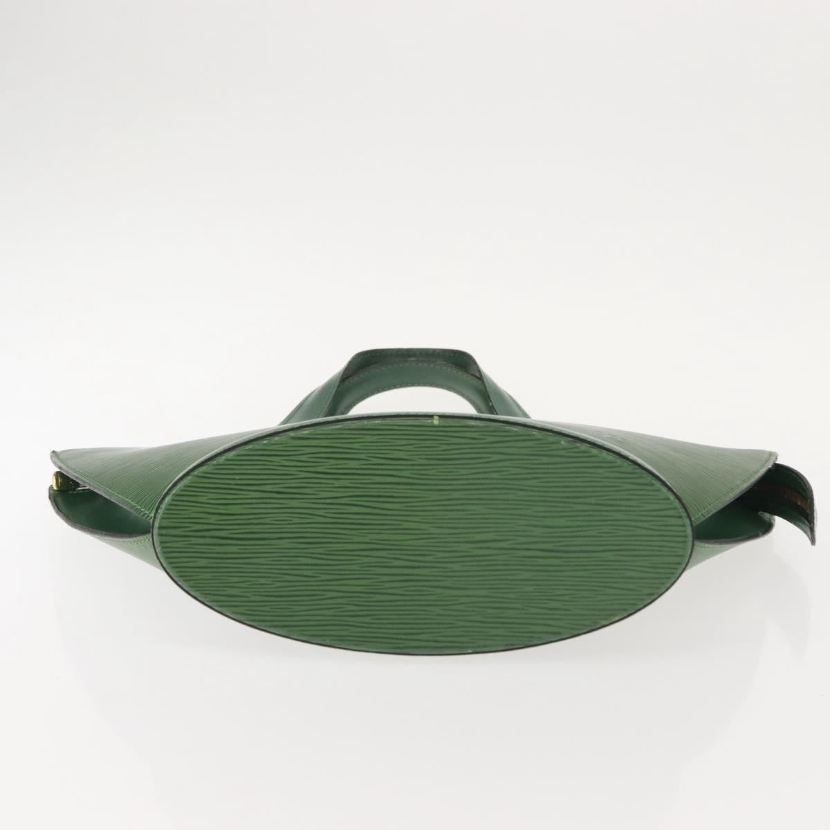 Louis Vuitton Saint Jacques Handbag Epi Leather, GREEN, LEATHER, Tote bag