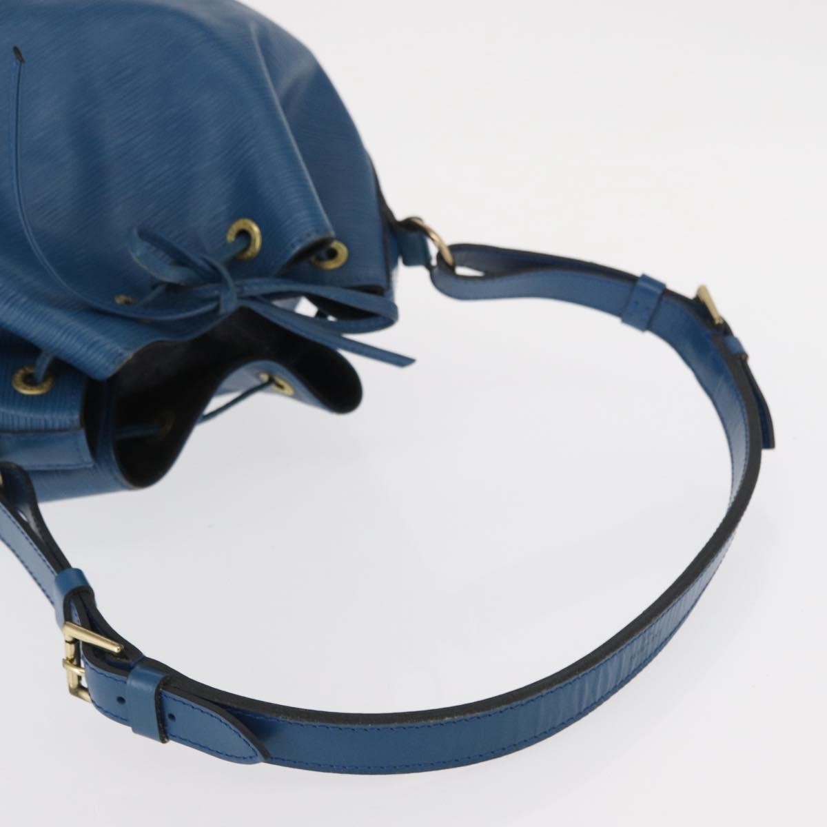 Louis Vuitton Noe Handbag Epi Leather, BLUE, LEATHER, Shoulder bag