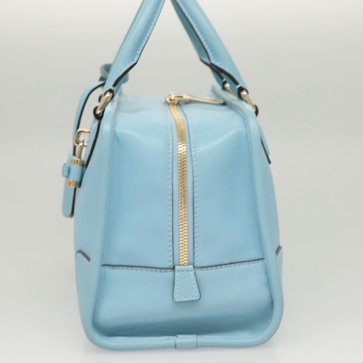 Loewe Amazona Bag Leather, BLUE, LEATHER, Handbag