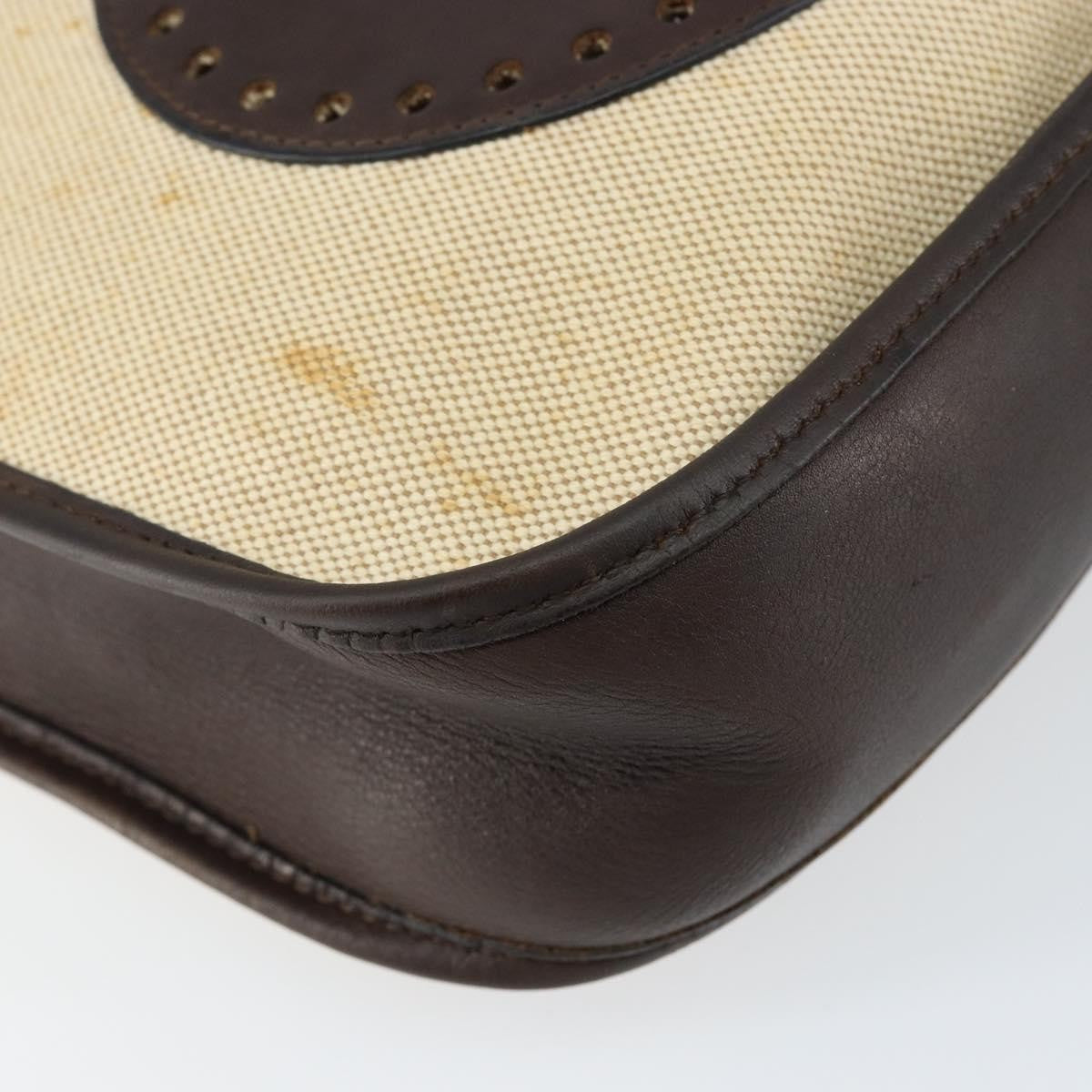 Hermes Evelyne Bag Gen III Toile and Leather, BEIGE, CANVAS, Shoulder bag