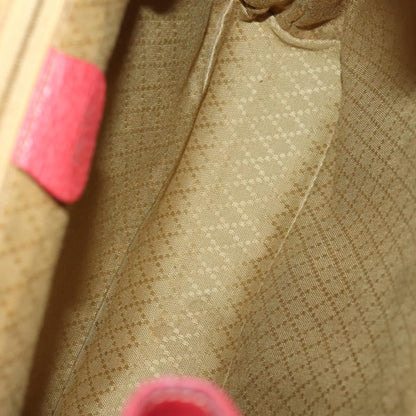 Gucci Vintage Bamboo Backpack Suede, RED, SUEDE, Backpack