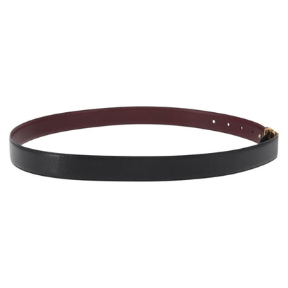Chanel CC Belt Leather, BLACK, LEATHER, Belts