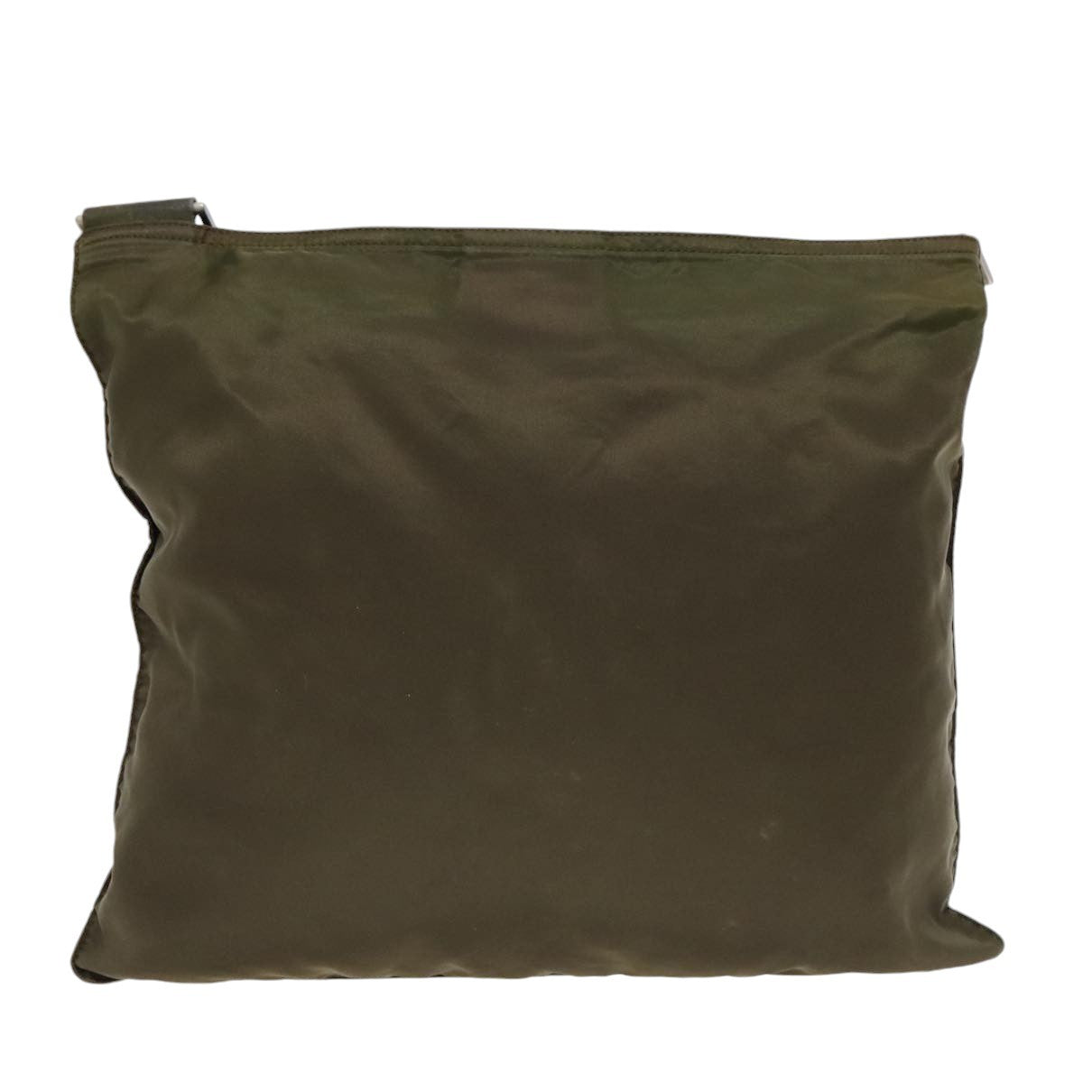 Prada Flat Messenger Bag Tessuto, KHAKI, NYLON, Shoulder bag