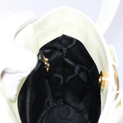 Salvatore Ferragamo Vara Bow Top Handle Bucket Bag Patent Leather, WHITE, PATENT_LEATHER, Handbag