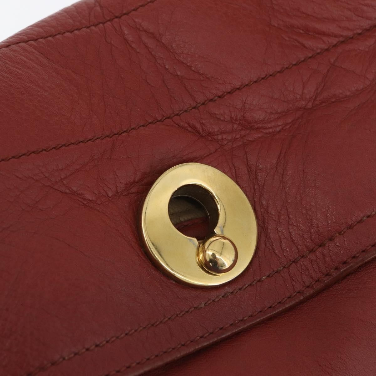 Saint Laurent Muse Two Bag Leather, Red, Leather, Handbag