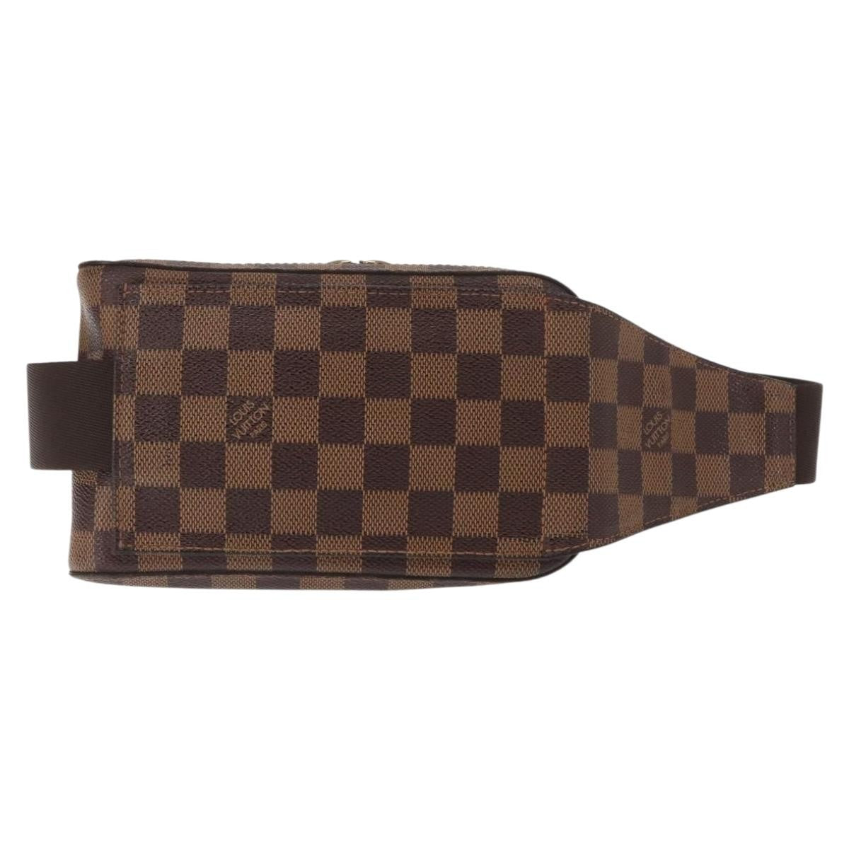 Louis Vuitton Geronimos Waist Bag Damier, BROWN, CANVAS, Shoulder bag