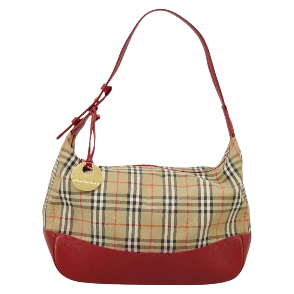 Burberry Nova Check Handbag Nova Check Canvas, BEIGE, CANVAS, Handbag