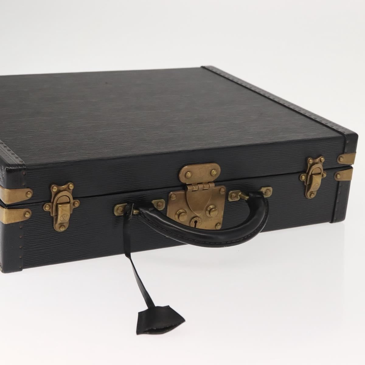 Louis Vuitton President Classeur Briefcase Epi Leather, BLACK, LEATHER, Briefcase