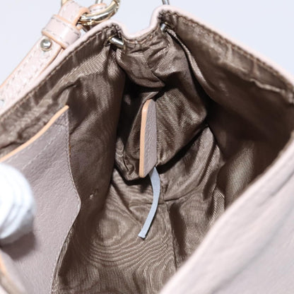 Chloe Lily Shoulder bag Leather, BEIGE, LEATHER, Shoulder bag