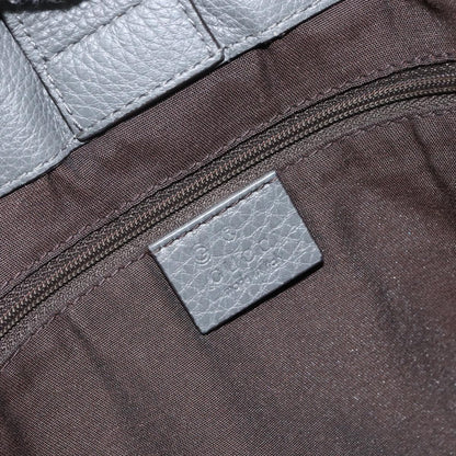 Gucci Bamboo Tassel Tote Leather, GRAY, LEATHER, Tote bag