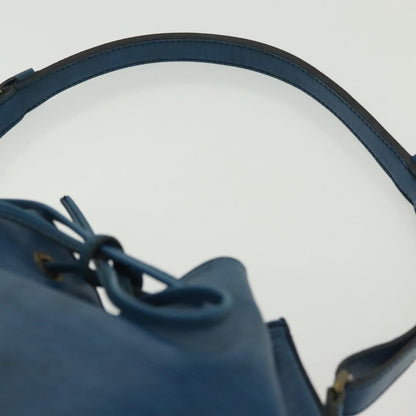 Louis Vuitton Petit Noe Handbag Epi Leather, BLUE, LEATHER, Handbag