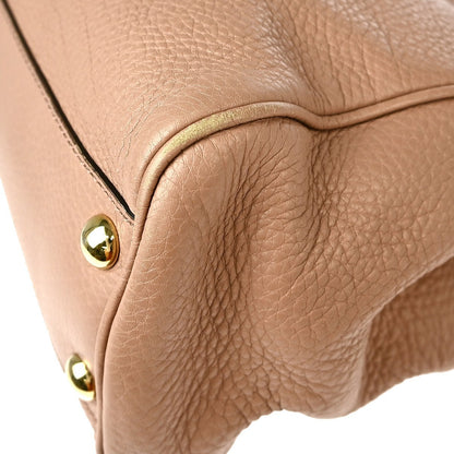 Gucci Bamboo Shopper Tote Leather, PINK, LEATHER, Handbag