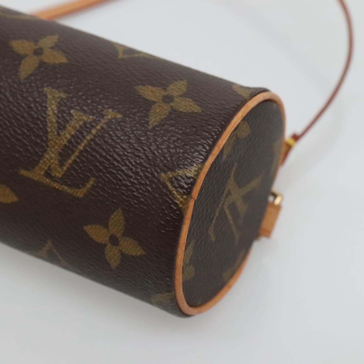 Louis Vuitton Papillon Pochette Monogram Canvas, BROWN, CANVAS, Handbag
