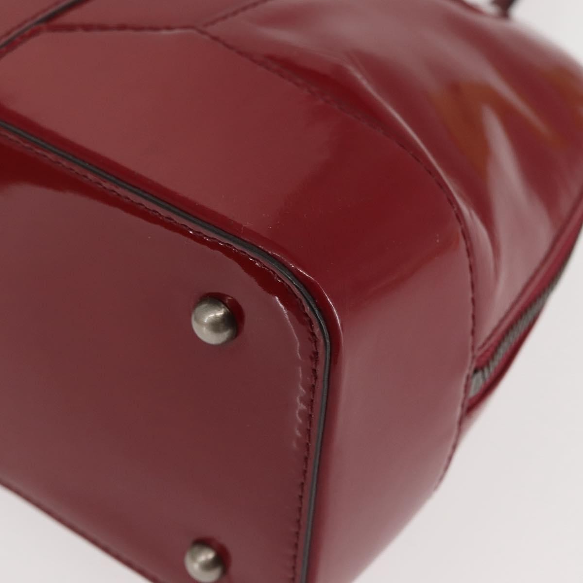 Burberry Vintage Handbag Patent leather, RED, PATENT_LEATHER, Handbag