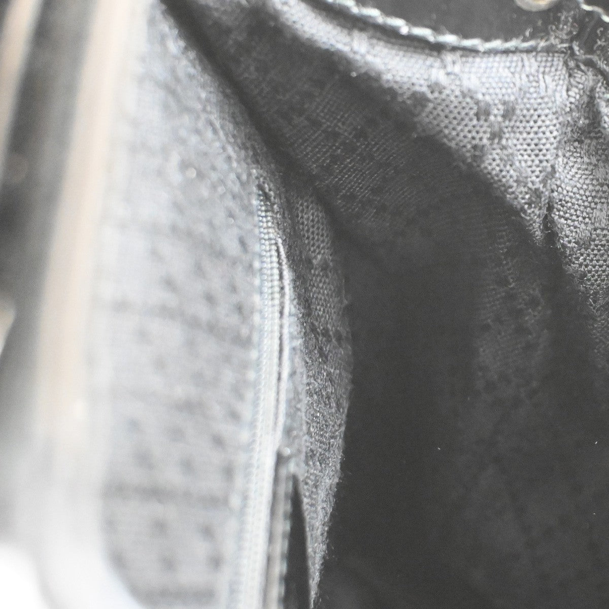 Gucci Vintage Bamboo Backpack Nylon and Patent Leather, BLACK, NYLON, Backpack