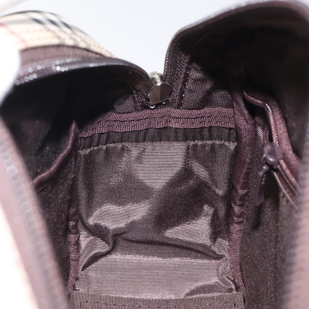 Burberry Nova Check Bowling Bag Canvas, BEIGE, CANVAS, Travel bag