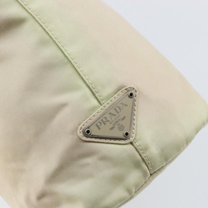 Prada Resin Handle Tote Tessuto, BEIGE, NYLON, Tote bag
