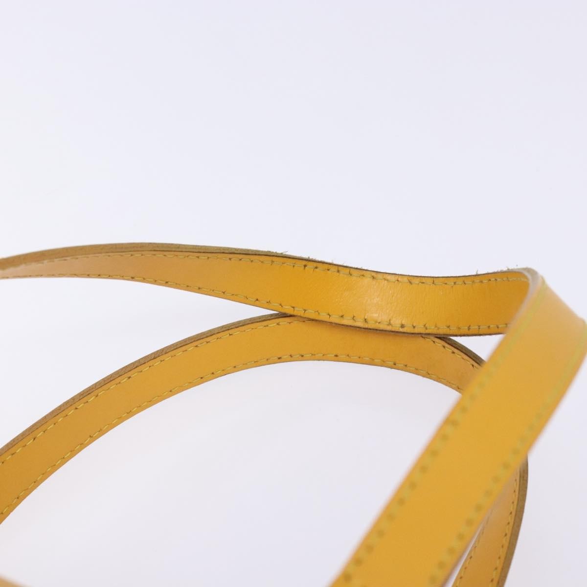 Louis Vuitton Soufflot Handbag Epi Leather, YELLOW, LEATHER, Handbag