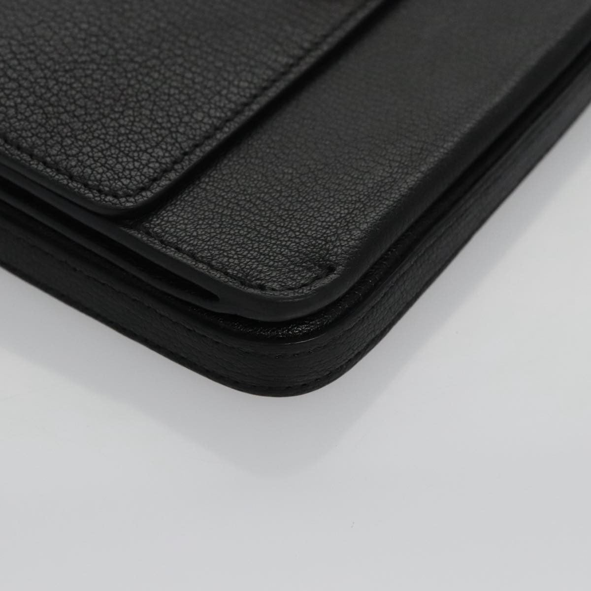 Burberry D-Ring Shoulder Bag Leather, BLACK, LEATHER, Shoulder bag