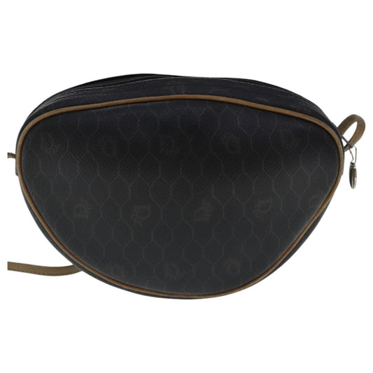 Christian Dior Vintage Honeycomb Shoulder Bag Canvas, BLACK, CANVAS, Shoulder bag