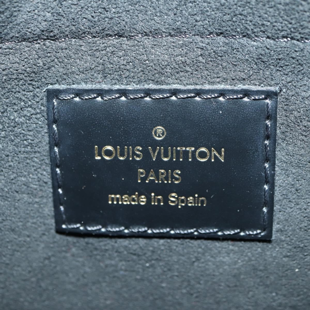 Louis Vuitton Boccador Handbag Epi Leather, Black, Leather, Shoulder Bag