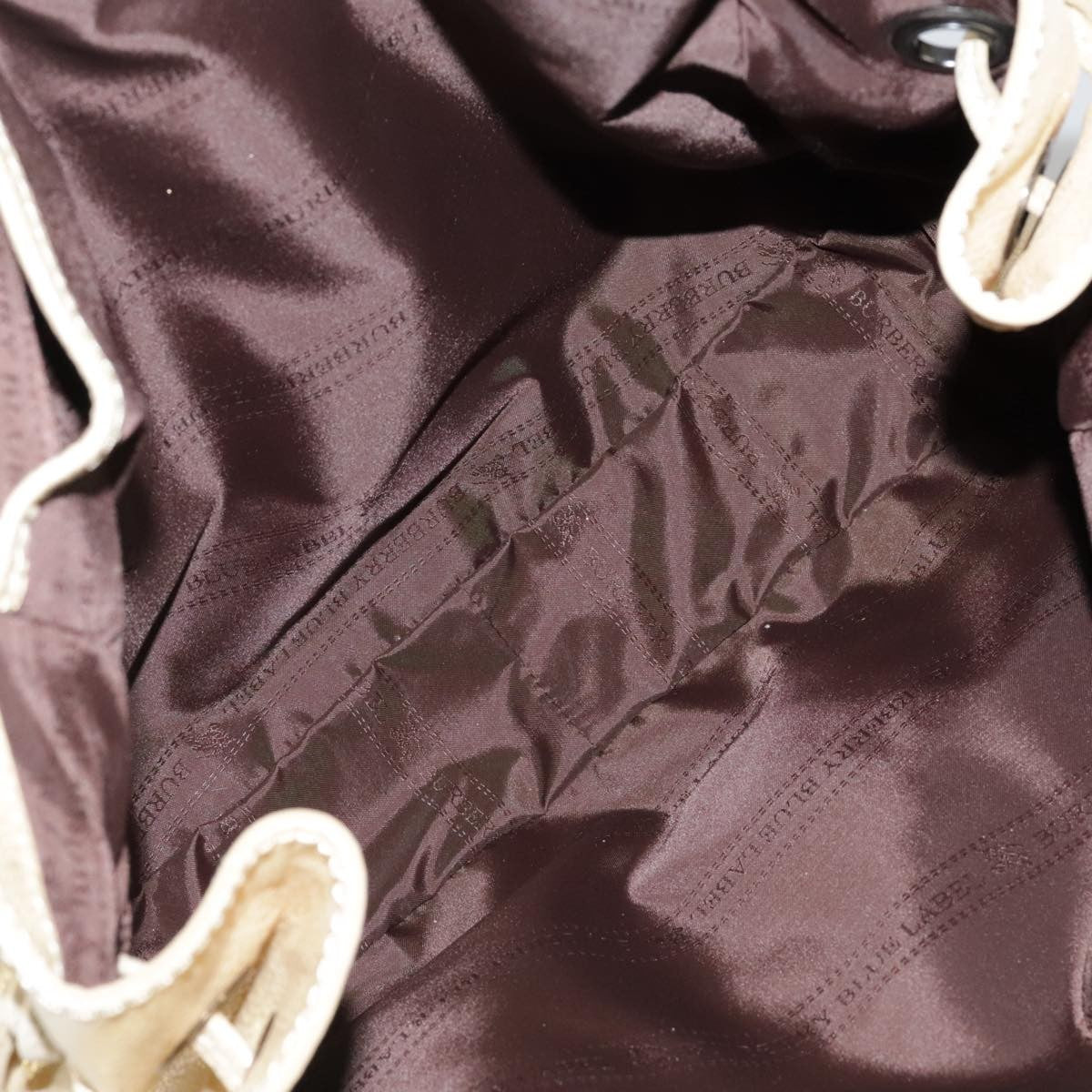 Burberry Blue Label Handbag Leather, GOLD, LEATHER, Handbag