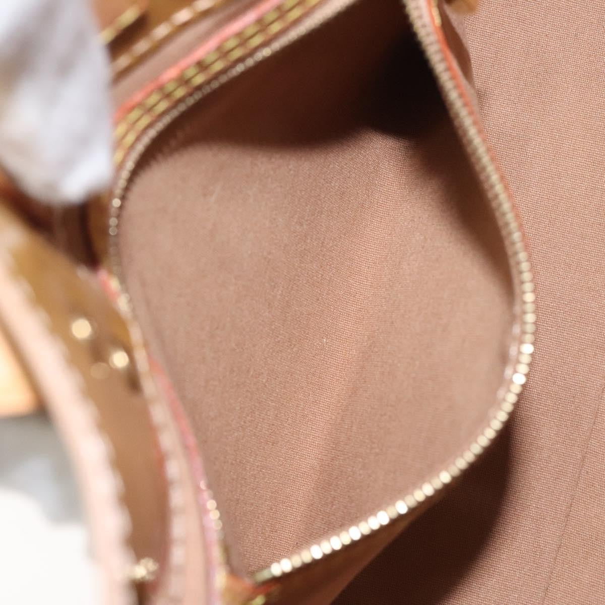 Louis Vuitton Reade Handbag Monogram Vernis, BEIGE, PATENT_LEATHER, Handbag