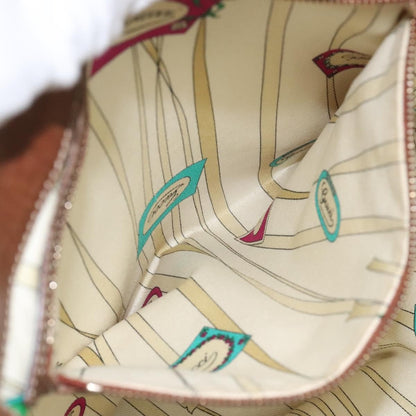 Gucci Vintage tote Leather, BEIGE, CANVAS, Tote bag