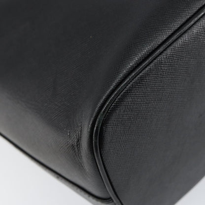 Salvatore Ferragamo Gancini handbag Leather, BLACK, LEATHER, Handbag