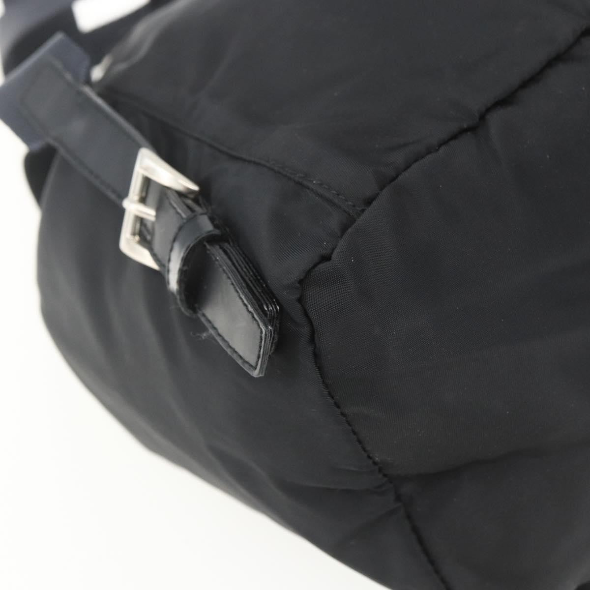 Prada Front Pocket Backpack Tessuto, BLACK, NYLON, Backpack