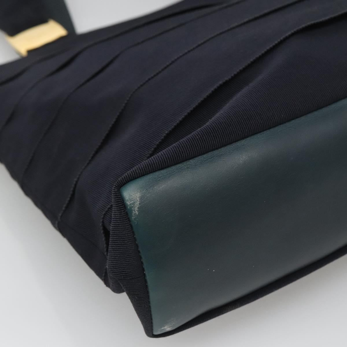 Salvatore Ferragamo Vala tote Canvas, NAVY, CANVAS, Tote bag