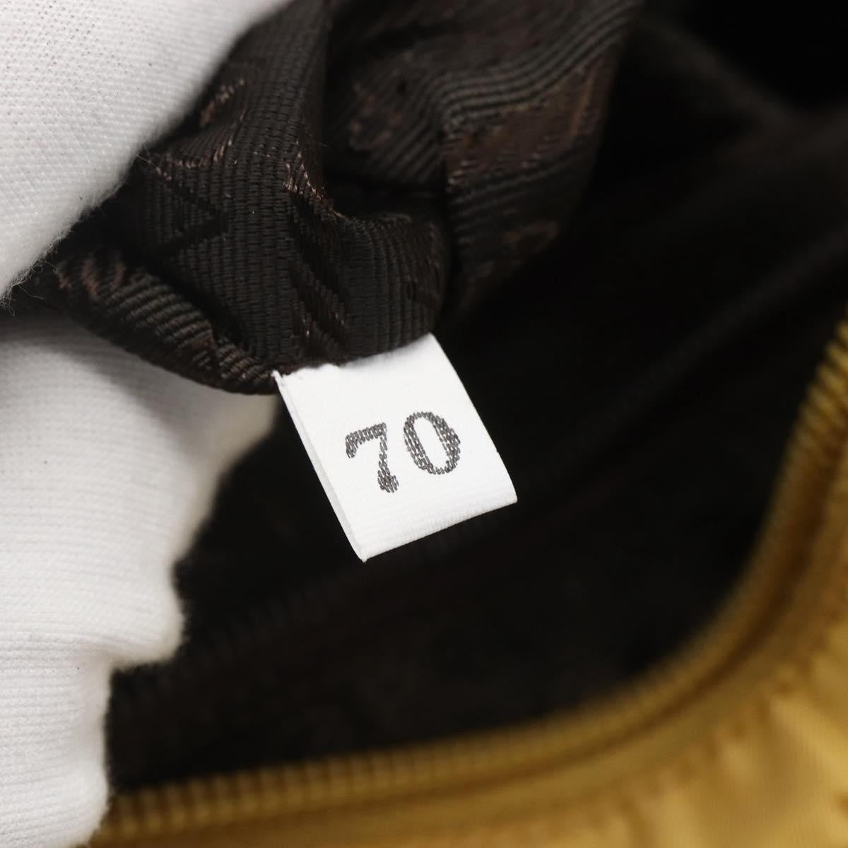 Prada Vintage Tote Tessuto, YELLOW, NYLON, Tote bag