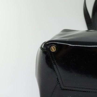 Salvatore Ferragamo Vintage Convertible Tote Patent leather, BLACK, PATENT_LEATHER, Tote bag