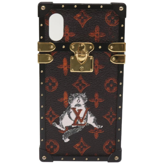 Louis Vuitton Phone case Canvas, BLACK, METAL, Tech accessory