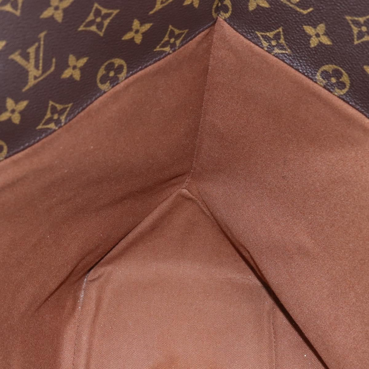 Louis Vuitton Shopping Sac Handbag Monogram Canvas, BROWN, CANVAS, Tote bag