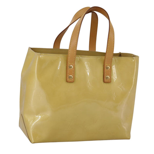 Louis Vuitton Reade Handbag Monogram Vernis, BEIGE, PATENT_LEATHER, Handbag