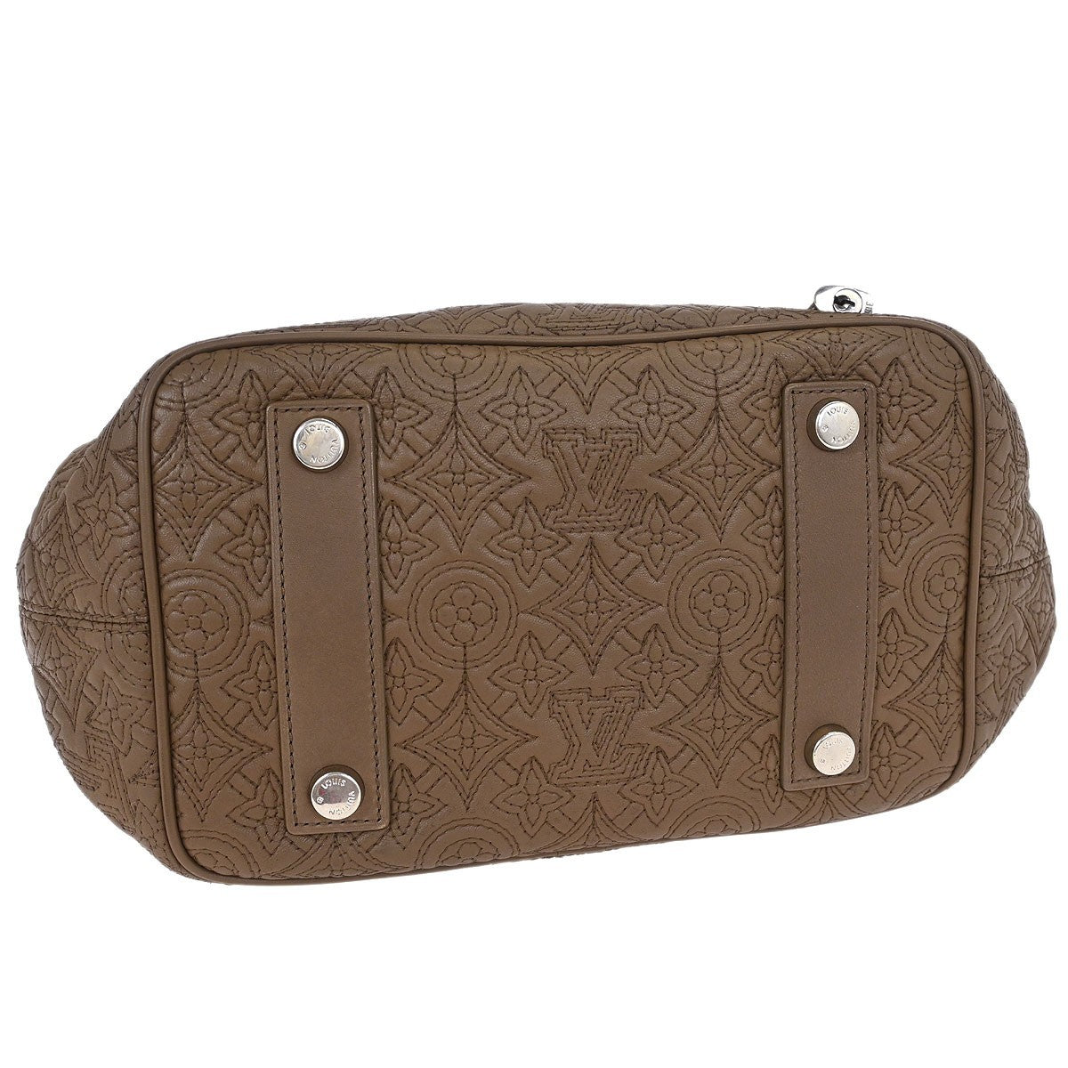 Louis Vuitton Antheia Lilia Handbag Leather, BROWN, LEATHER, Handbag