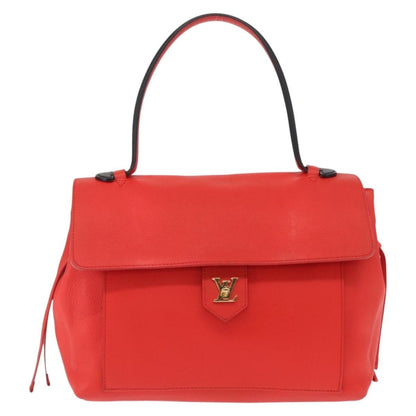 Louis Vuitton Lockme Handbag Leather, RED, LEATHER, Handbag