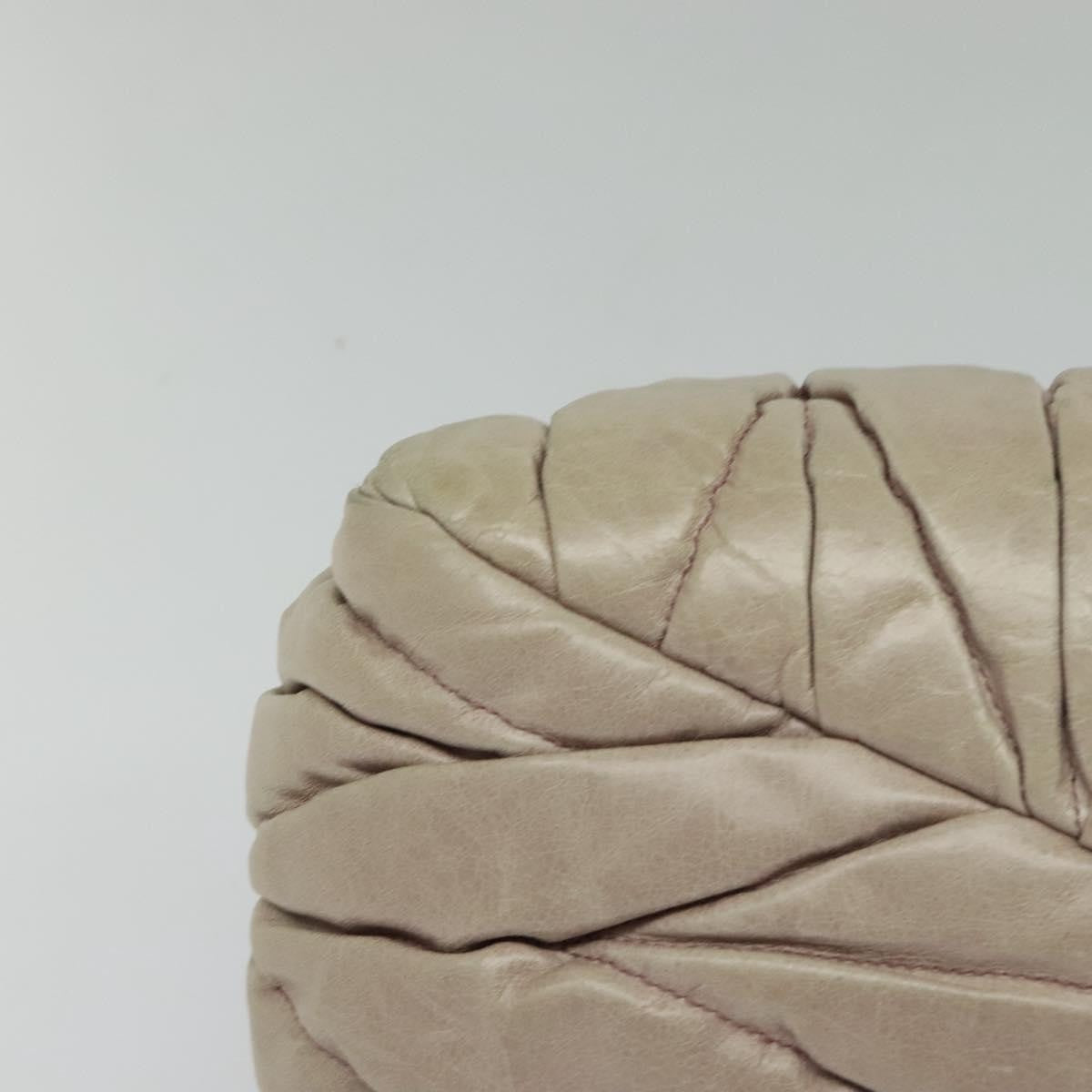 Miu Miu Coffer Convertible Satchel Matelasse Leather, BEIGE, LEATHER, Handbag