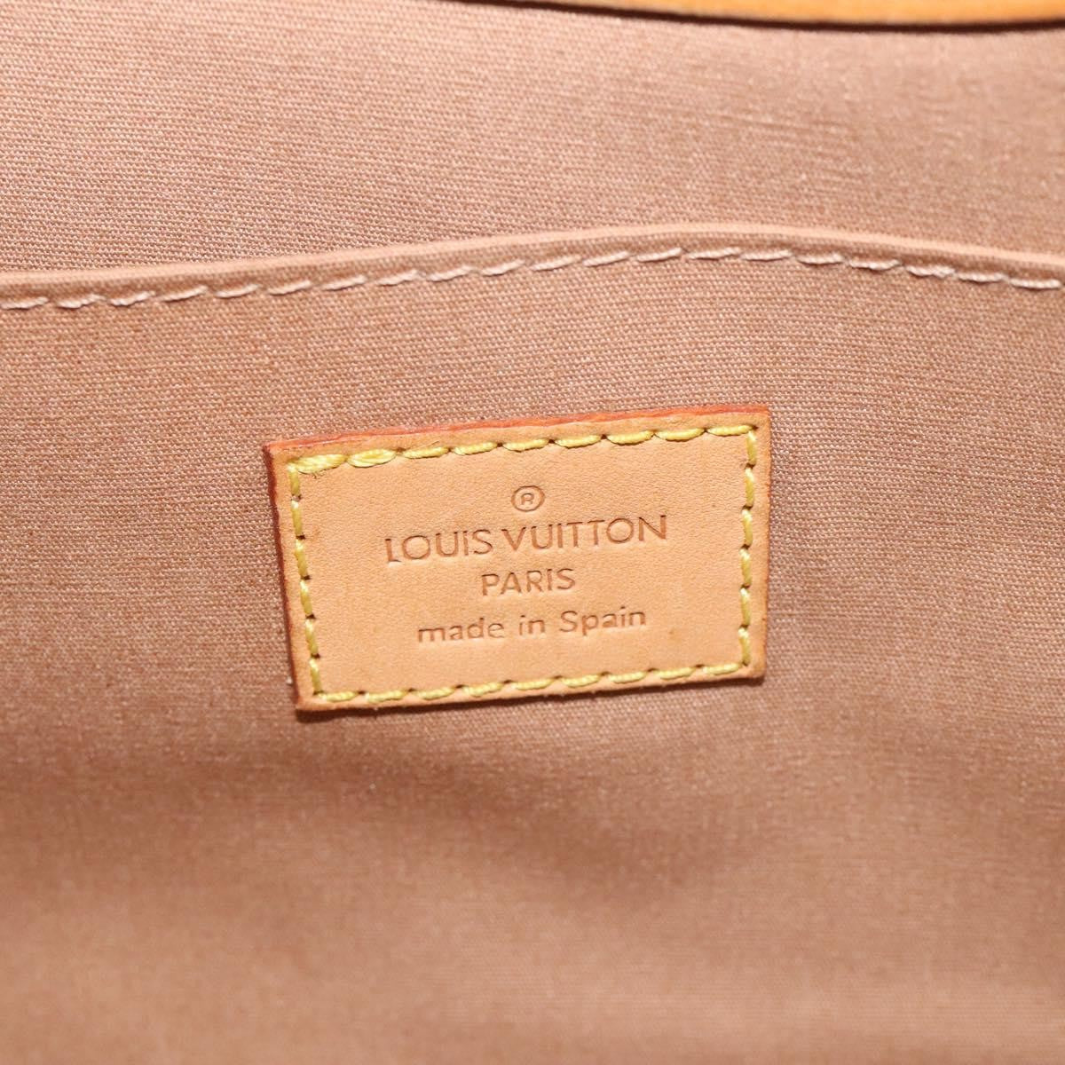 Louis Vuitton Roxbury Drive Handbag Monogram Vernis, CAMEL, PATENT_LEATHER, Handbag