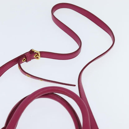 Miu Miu Madras Convertible Lock Tote Leather, PINK, LEATHER, Handbag