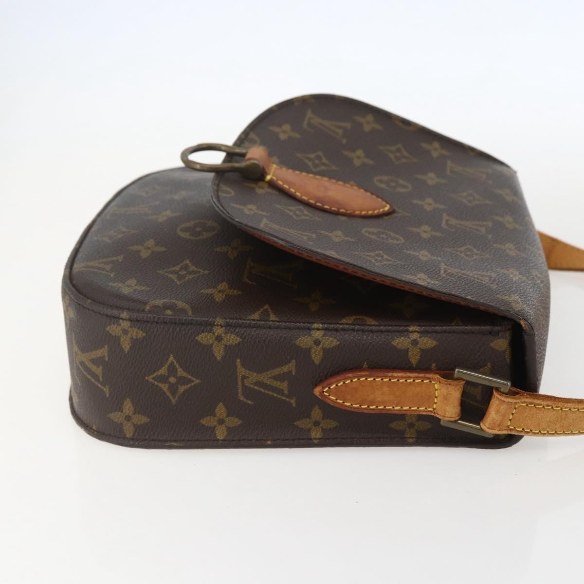 Louis Vuitton Saint Cloud Handbag Monogram Canvas, BROWN, CANVAS, Shoulder bag