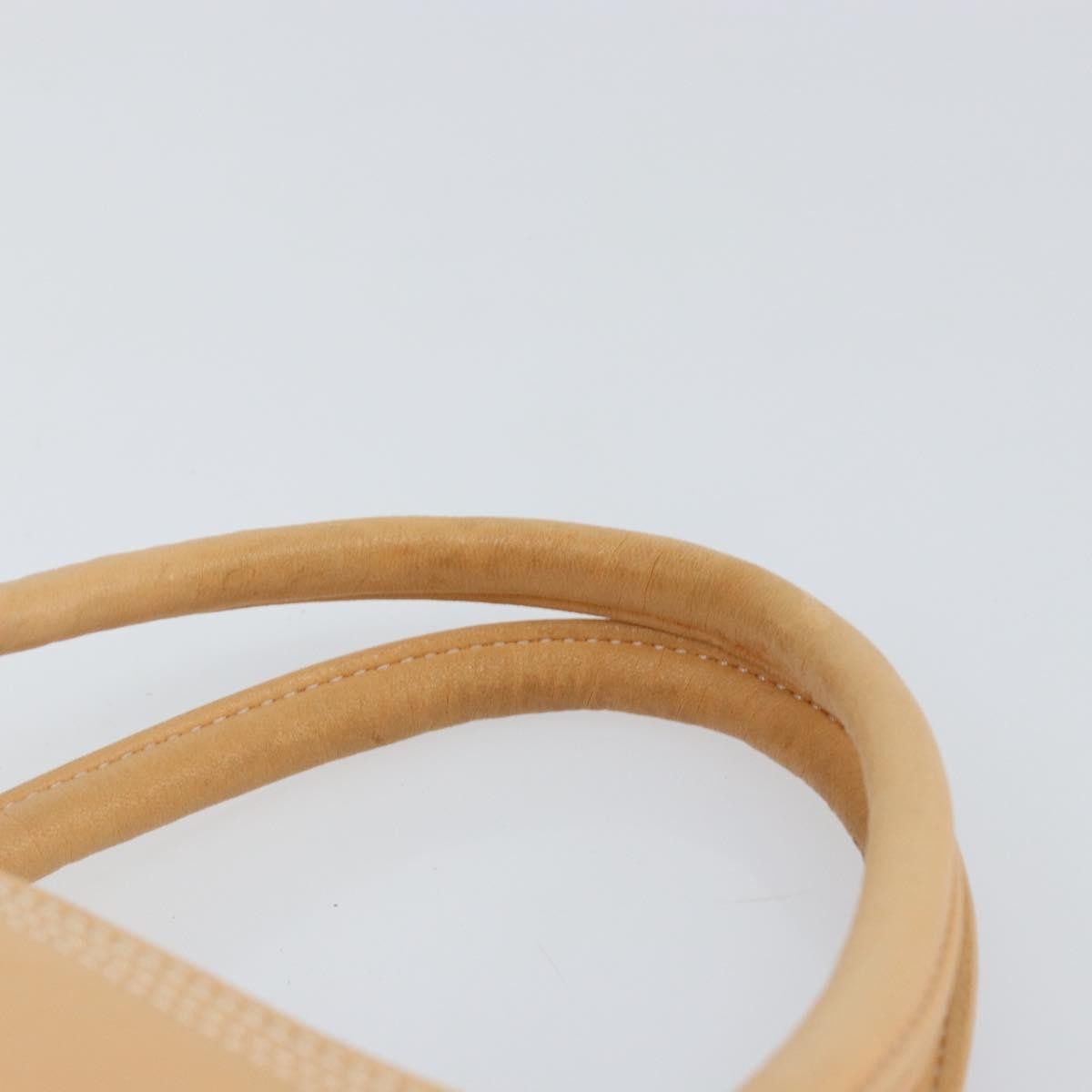 Loewe Anagram handbag Leather, BEIGE, LEATHER, Handbag