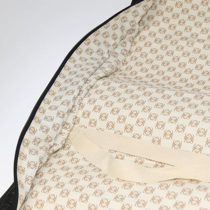 Loewe Anagram handbag Leather, BLACK, LEATHER, Travel bag